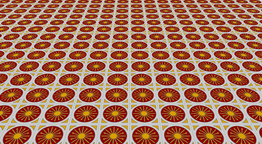 Mexican Sun Cement Tile Mold STL File (Digital Product) - Image 3